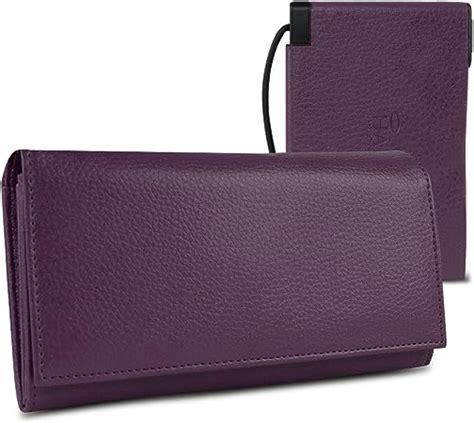 halo power wallet with rfid protection|Halo Women's Power Wallet 3000 w/RFID Protection (Purple).